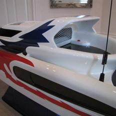 Båd Purple Light -White Shark