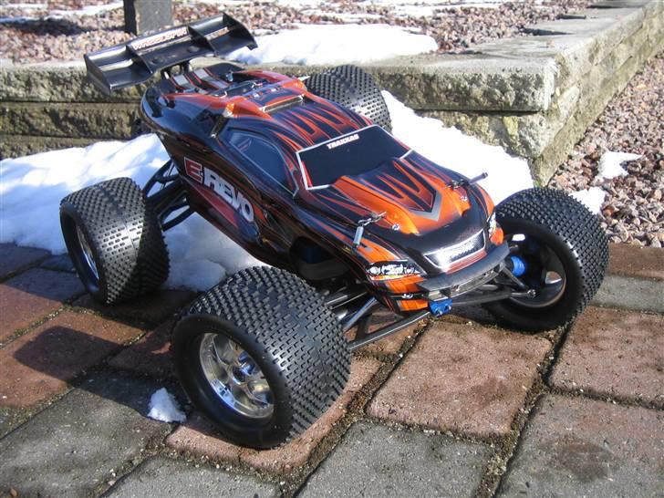 Off-Roader Traxxas E-Revo Brushless (tidligere bil, er Solgt) billede 5