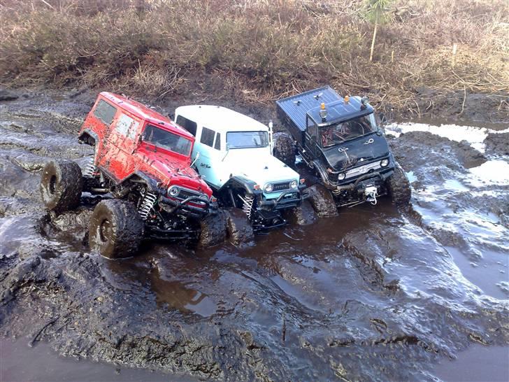 Off-Roader Tamiya Toyota Landcruiser - Lidt mudder leg :-) billede 11