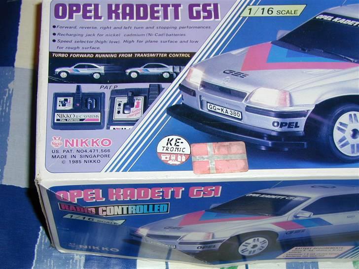 Bil Nikko Opel kadett GSI billede 3