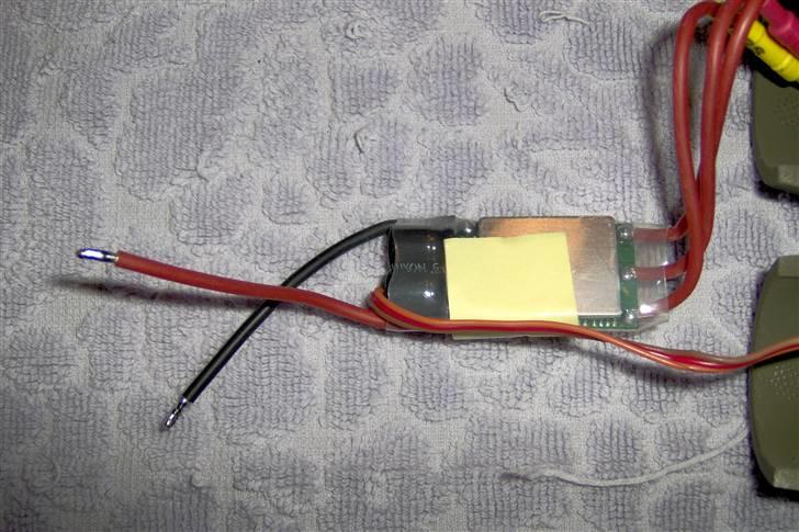 Fly Kyosho Panavia Tornado - ESC (speedcontroller) billede 15
