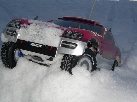 Off-Roader Tamiya VW Touareg/Pajero - Touareg i sneen.. billede 1