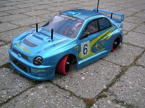 Bil Stadium Raider - Nu som on-road - (med røde dæk) billede 5