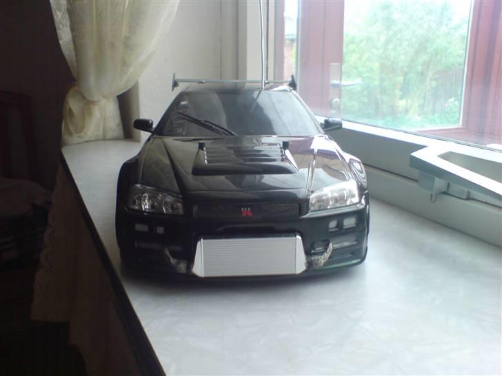 Bil Nissan Skyline R34 Z-Tune - Monteret intercooler første gange :) det er blivet bedre nu synes jeg, ses på det 1 billede! billede 13