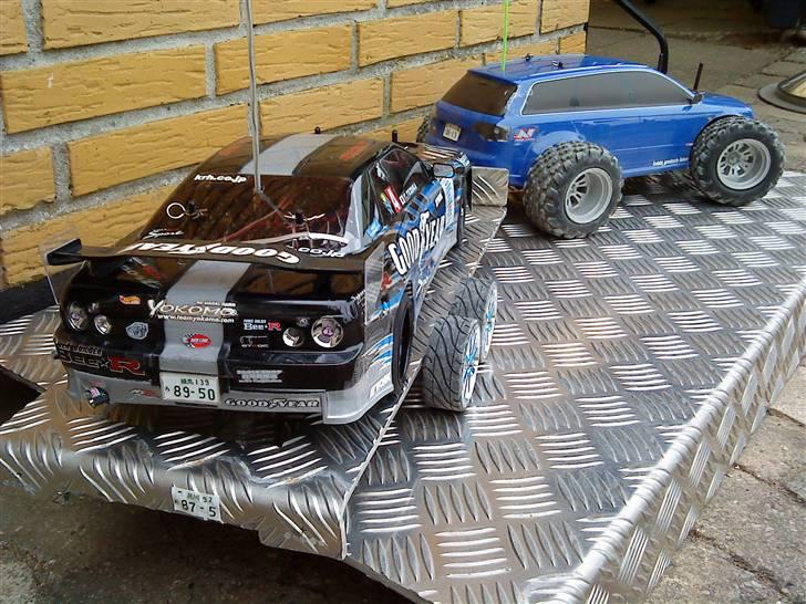 Bil Audi RS4 offroad Solgt - med trailer og bil på billede 9