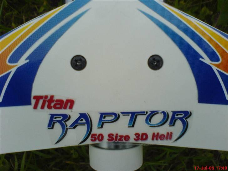 Helikopter Raptor 50 3D Titan billede 12