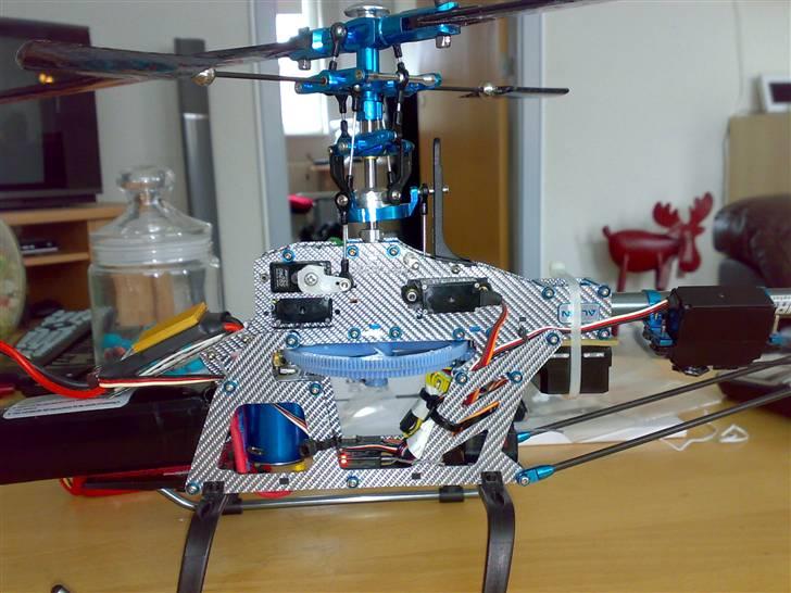 Helikopter Align T-Rex 450SE(solgt) - Clean look billede 18