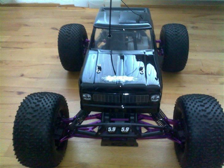 Off-Roader HPI Savage XL Solgt - HPI underarm og overarm i alu, skiftet efter std knækkede billede 8