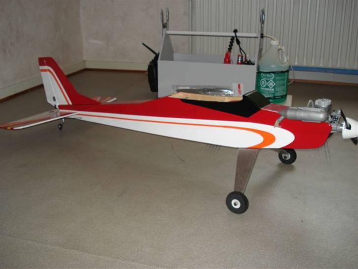 Fly calmato trainer (solgt) - har bygget den om til halehjuls model,da jeg synes det er meget bedre at lande med  billede 16