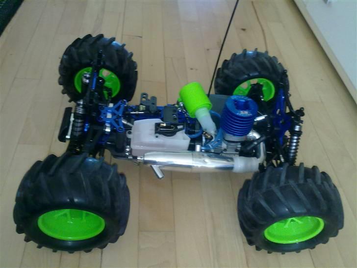 Bil HSP Tornado 3,5 ccm - Hele bilen uden kaross. billede 4