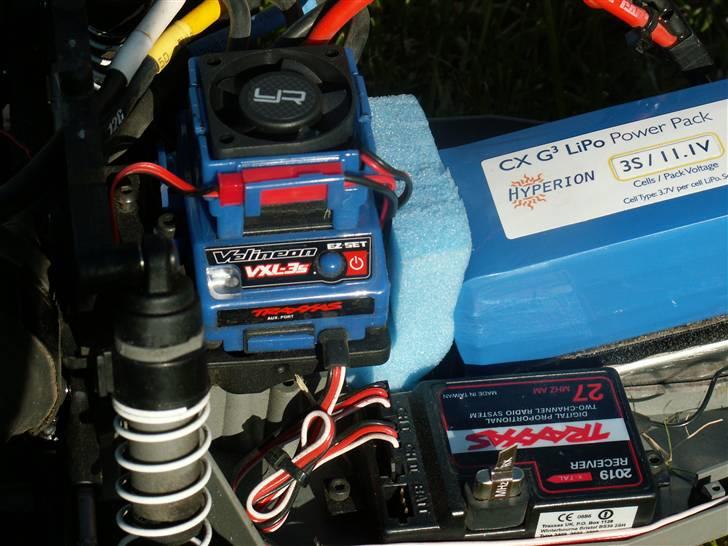 Bil Rustler VXL (SOLGT) - Ny tornado cooling fan billede 10