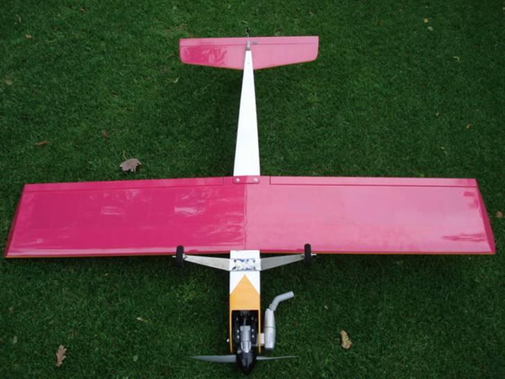 Fly kyosho calmato sport (solgt) - gul og lilla er fine farver der er nemme at se på himlen billede 8