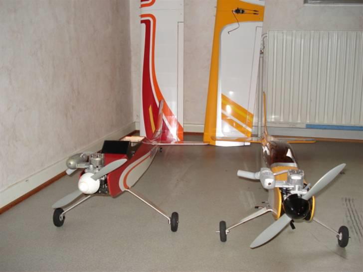 Fly kyosho calmato sport (solgt) - calmato trainer t.v og calato sport t.h billede 16