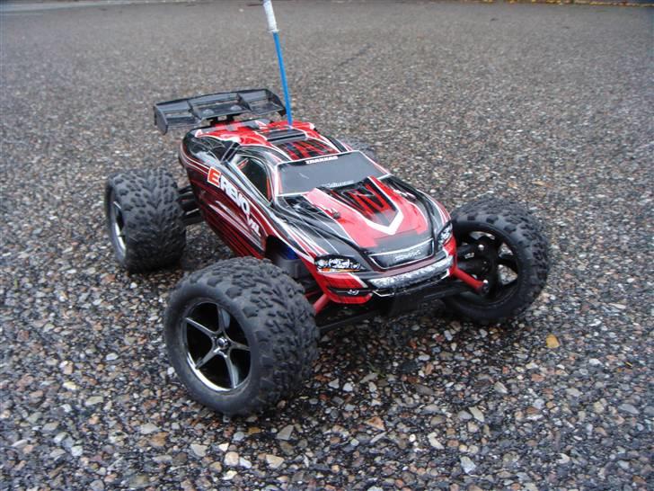 Off-Roader Traxxas E-Revo 1:16 VXL - Min E-Revo. Syg slæde... billede 1