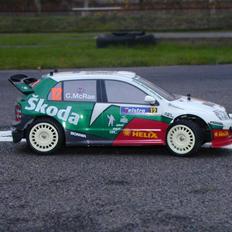 Bil Tamiya TT-01 Skoda fabia