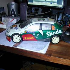 Bil Tamiya TT-01 Skoda fabia