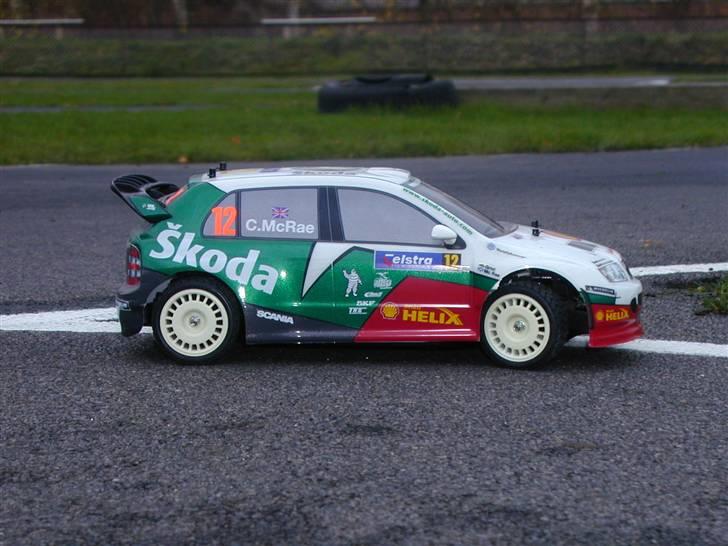 Bil Tamiya TT-01 Skoda fabia billede 1