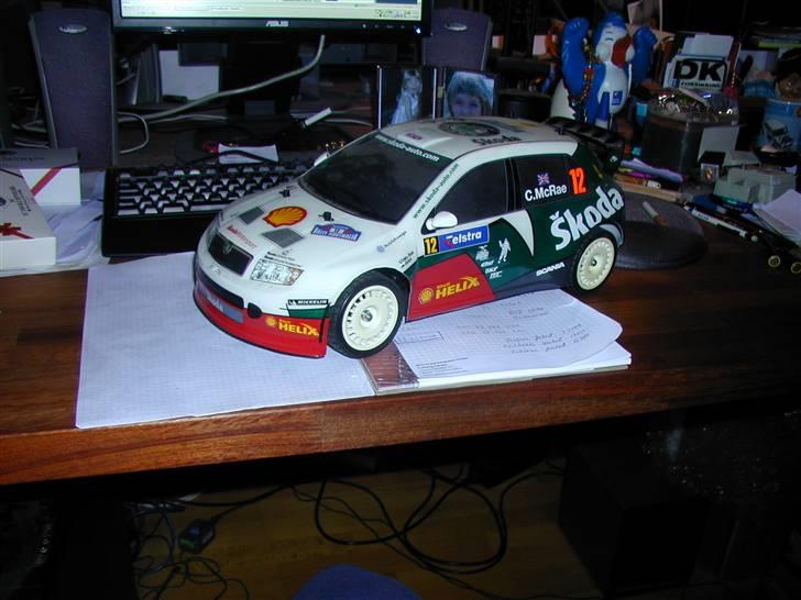 Bil Tamiya TT-01 Skoda fabia billede 2