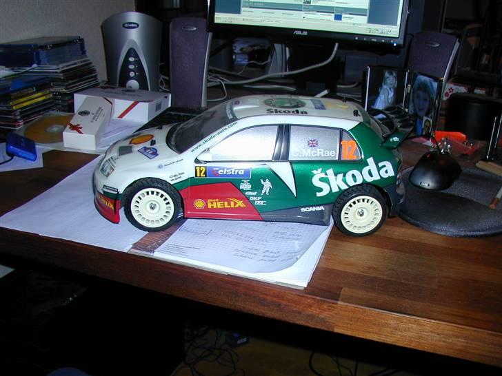 Bil Tamiya TT-01 Skoda fabia billede 3