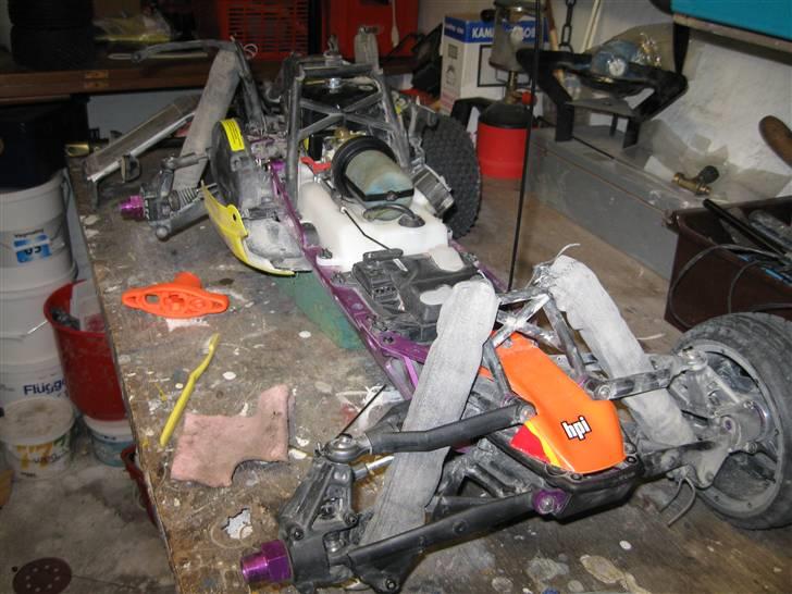 Buggy hpi baja 5b FORD - den er lige en tur på værksted billede 5