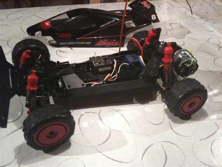 Buggy Marui ninja 4WD - Den nye motor og esc billede 6