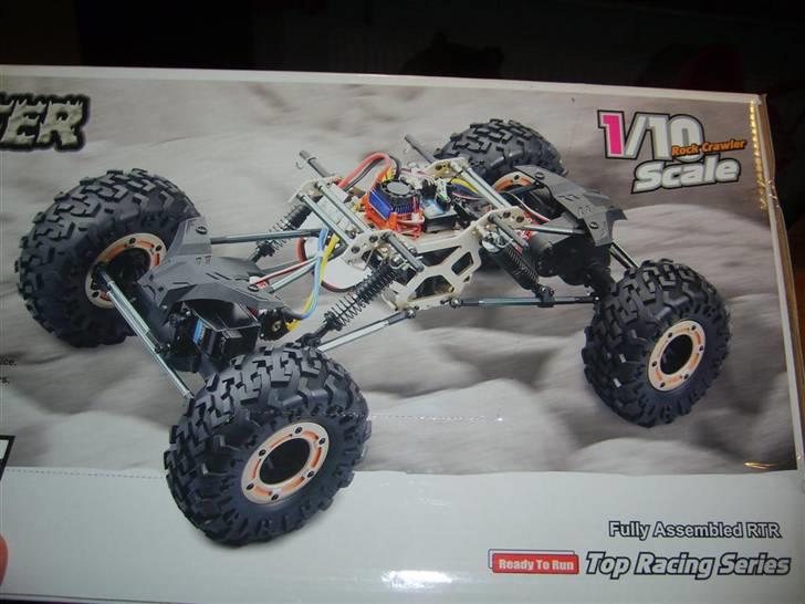 Off-Roader HBX Rockfighter *solgt* - chassiet på siden af kassen billede 3