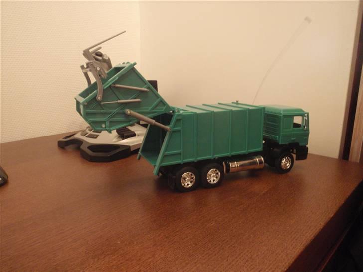 Lastbiler skralde bil - man skraldevogn billede 6