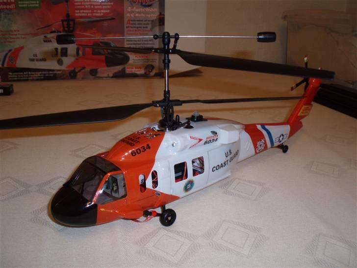 Helikopter Twister Coastguard - Den er rigtig sjov at flyve med men skal ha mere plads at øve på end i vores lejl. billede 3