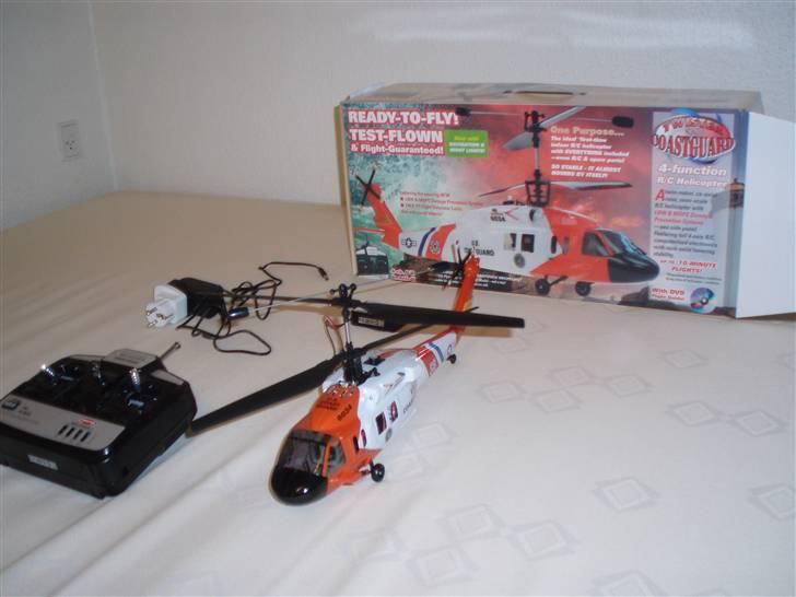 Helikopter Twister Coastguard - og her fra den anden side.. den blev bestilt Tirsdag aften og havde den fredag til Middag fra England af!! det er service!!! billede 5