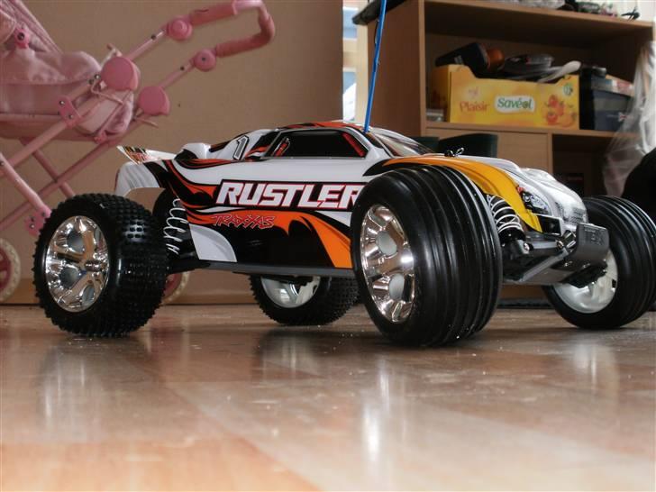 Bil traxxas rustler XL-5 solgt billede 4