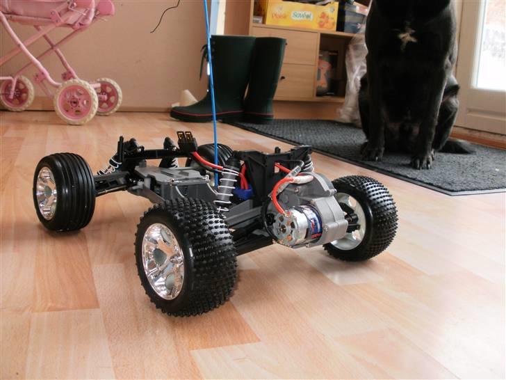 Bil traxxas rustler XL-5 solgt billede 10