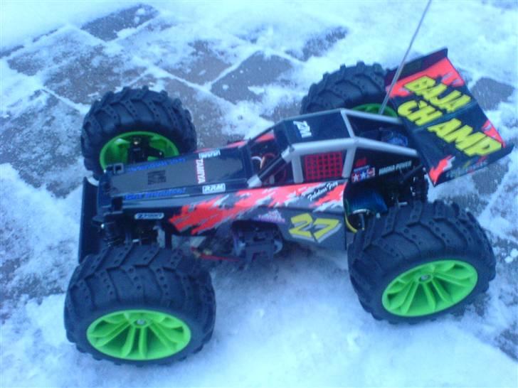 Buggy tamiya baja champ (SOLGT) - Monter Baja Champ!  HBX Xmissile hjul på min baja champ :) billede 9