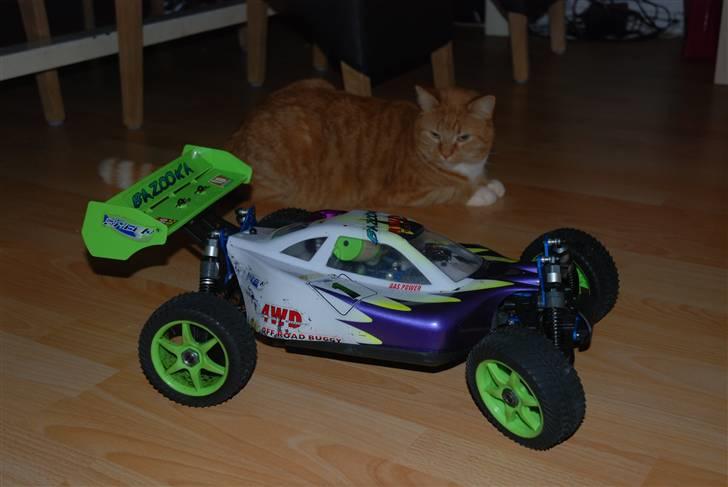 Bil BA ZOOKA 4WD OFF-ROAD 1/8 - BAZOOKA Tænker: Hvorfor stå her når jeg kunne kører derude ;o) billede 3