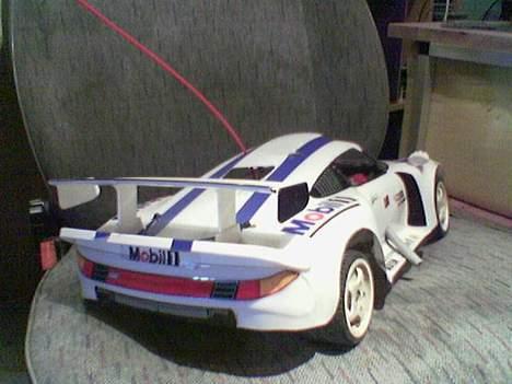 Bil Porsche 911 GT1 4WD 1:10 - Skråt bagfra billede 9