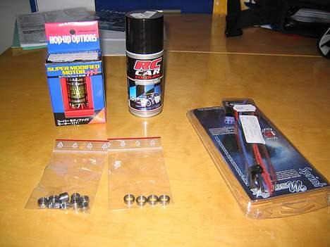 Bil Tamiya  Nissan calsonic - hej kan i så se af jeg har været ude og købe ting til min tt-01  billede 11