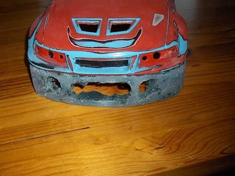 Bil lancer (flere billeder) - det er den nye front vi har lavet.. den er ik færdig den skal slibes lidt mere og monteres... billede 7