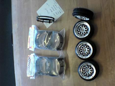 Bil Kyosho alpha 3 ep Drift - 4 drift hjul med fælge billede 1