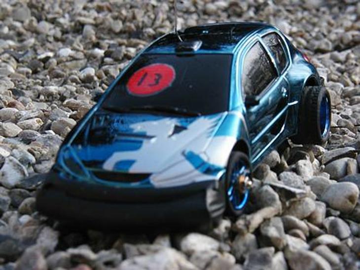 Bil (race-tin)peugeot 206 billede 1