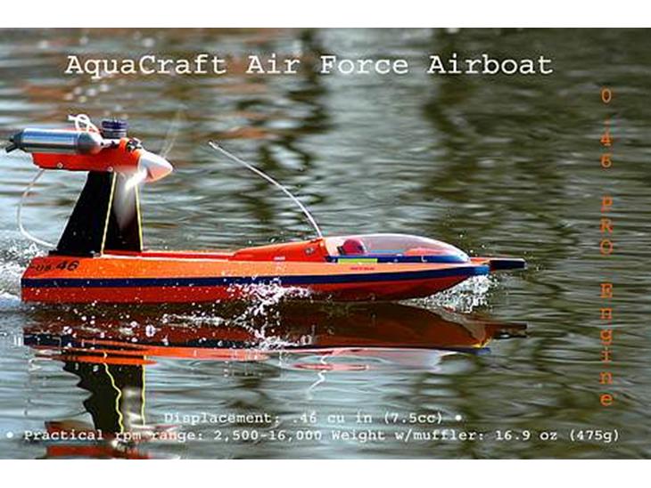 Båd Airboat - "Air Force" - AIRBOAT 7.5 ccm billede 1