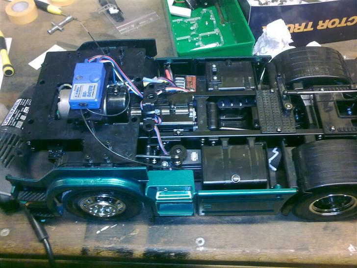 Lastbiler tamiya scania R620 V8 billede 7