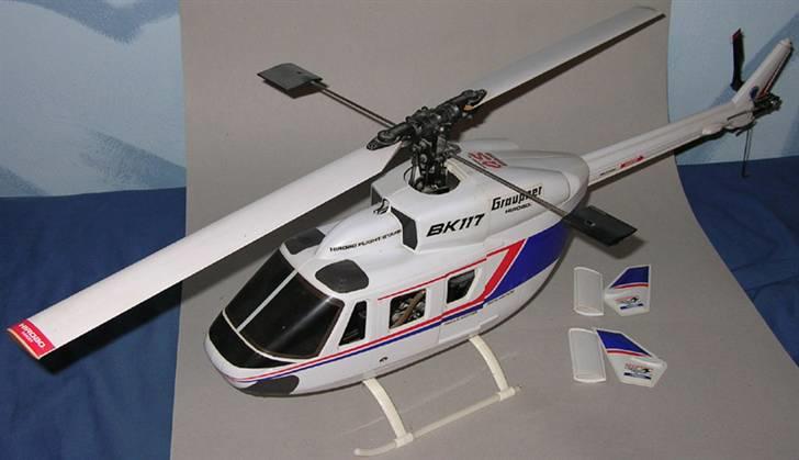 Helikopter Graupner Hirobo BK 117 - Som den var fra Ny billede 1