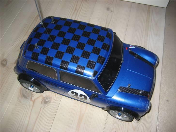 Bil ROVER MINI COOPER RACING - "skaktern" tag med "kulfiber" har selv klippet og klistret. billede 1