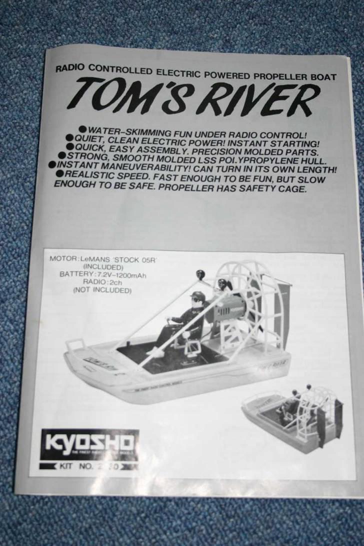 Båd Kyosho Tom's River billede 7