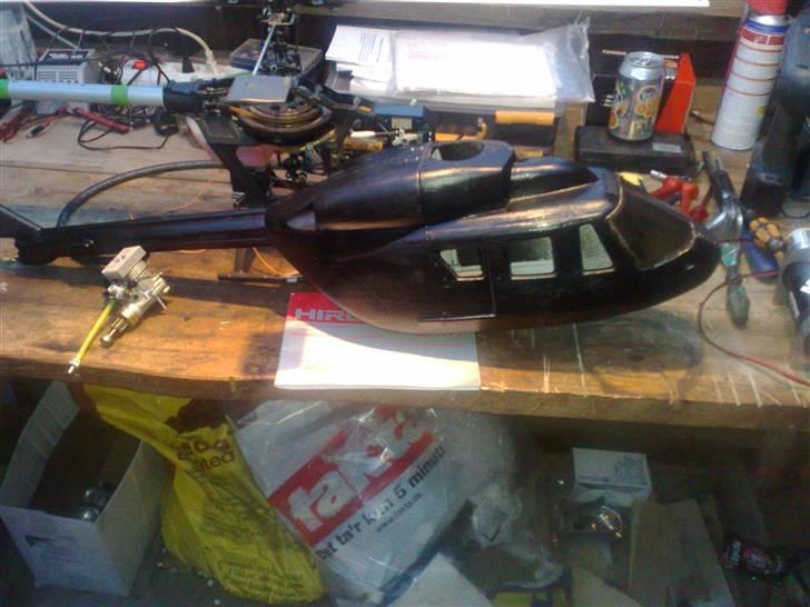 Helikopter Graupner Hirobo BK 117 - sådan var den da jeg købte den billede 13