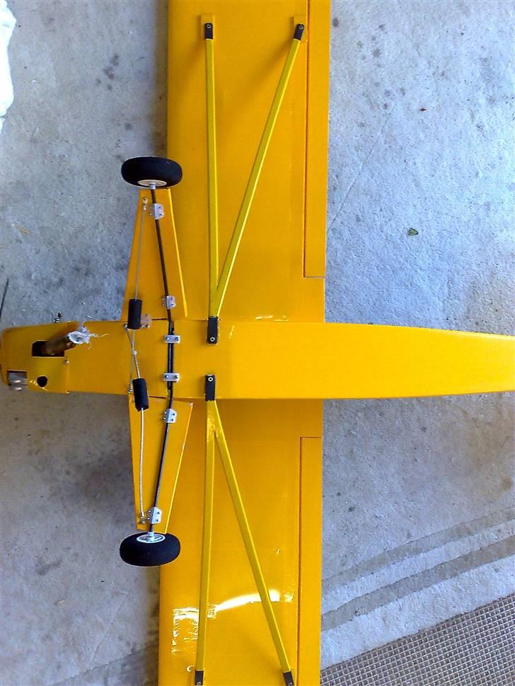 Fly JP PIPER CUB J3 R.I.P - Vinge støtter monteret for skala look billede 12