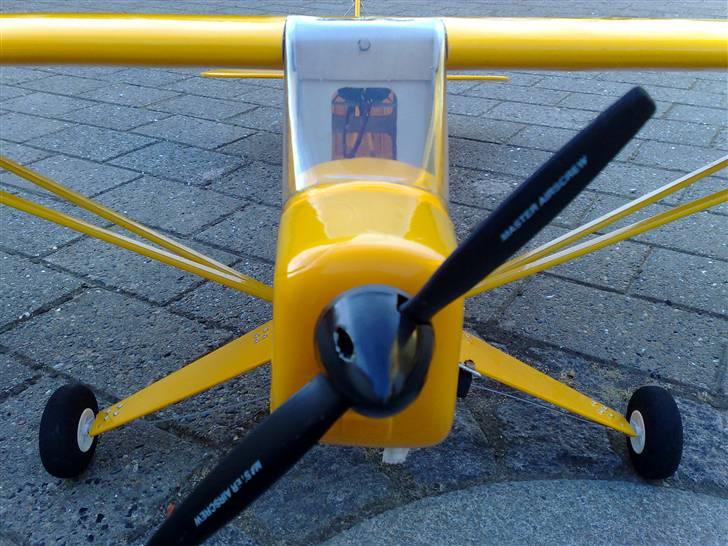 Fly JP PIPER CUB J3 R.I.P - Sort spinner prøvede med en gul, syntes sort var bedst billede 13