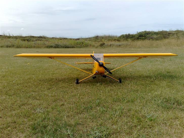 Fly JP PIPER CUB J3 R.I.P - På banen ligefør start billede 16