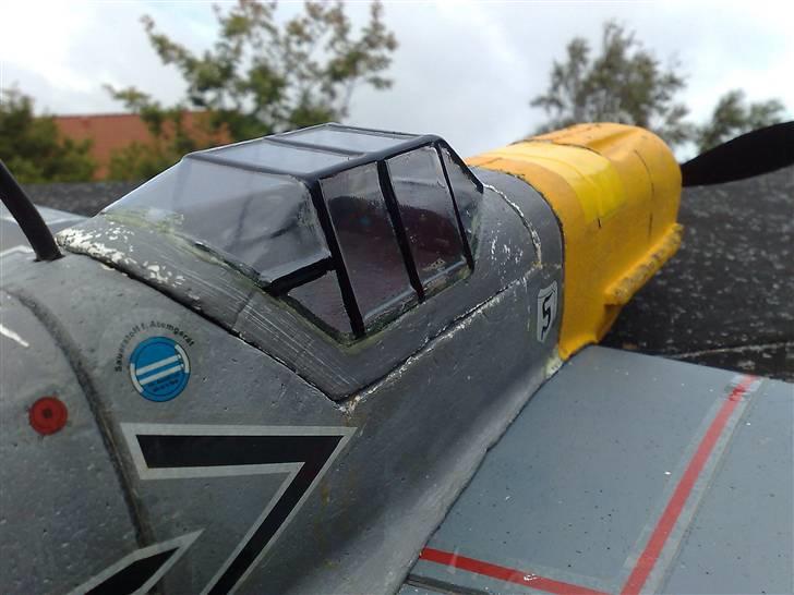 Fly Messerschmitt Bf-109F RIP - Et par detaljer er der også på disse Alfa el-motor modeller billede 9
