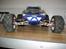 Buggy Traxxas Hustler BYTTET - Integy front bumper, som forhåbentlig bøjer før bilen
