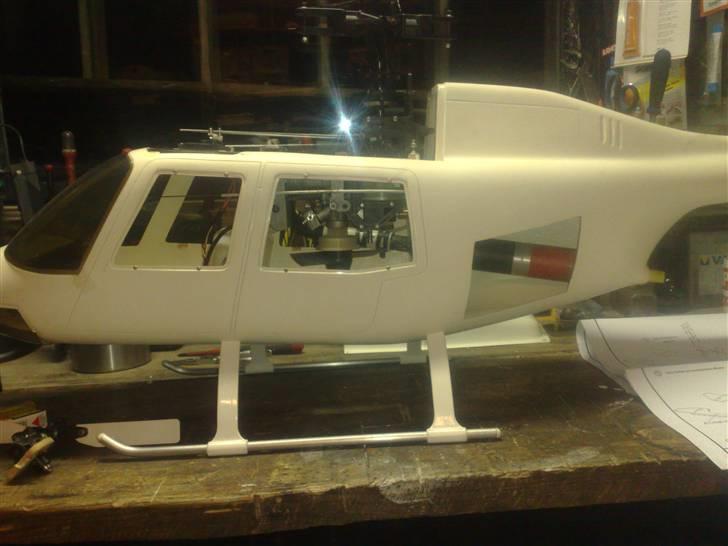 Helikopter Graupner Star Ranger - skrog under bygning billede 7